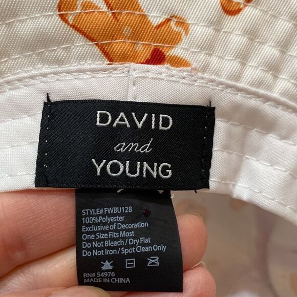 David and Young Gingerbread Man Bucket Hat Festive Holidays Christmas One Size - Picture 9 of 10